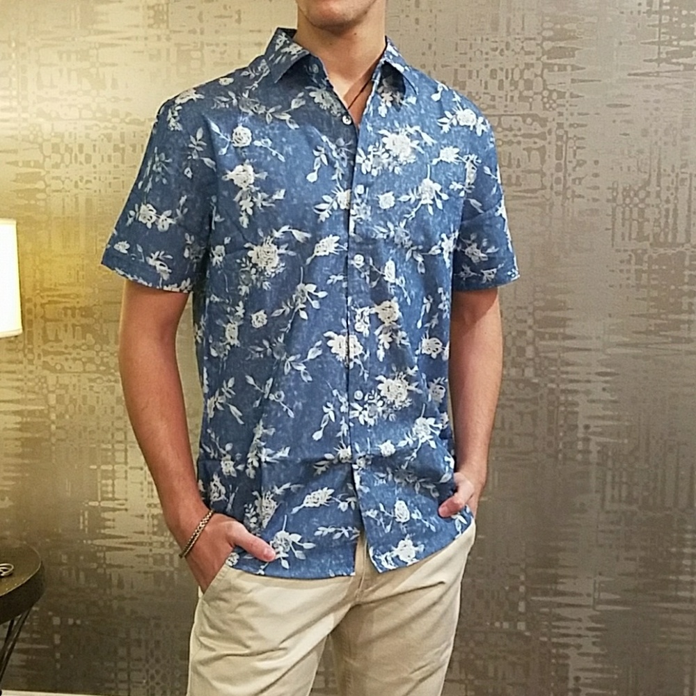NEW Men's Button Up "Combray" Polo